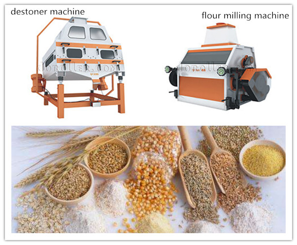 cleaning and milling grains