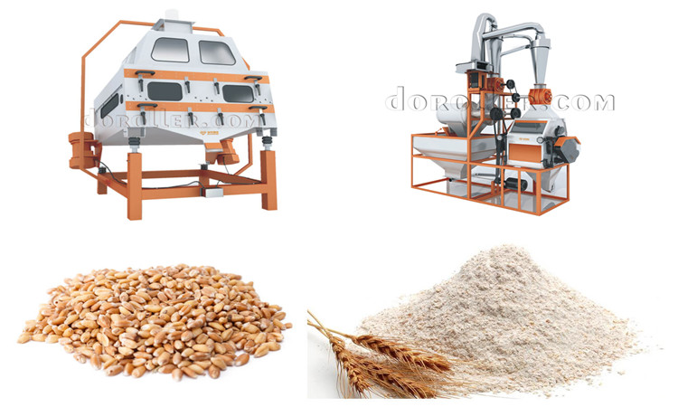 wheat cleaning and milling